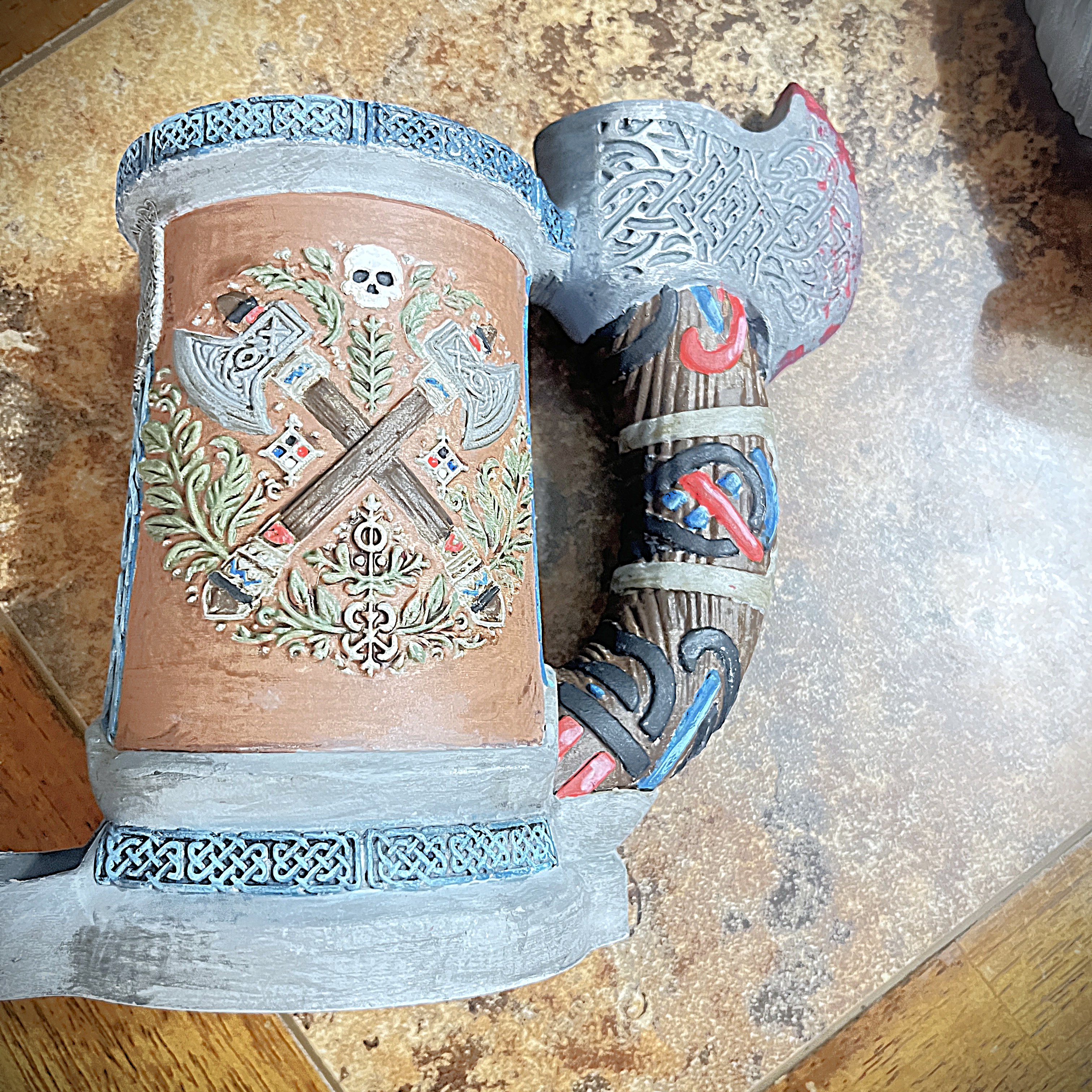 Dice Mug Painted